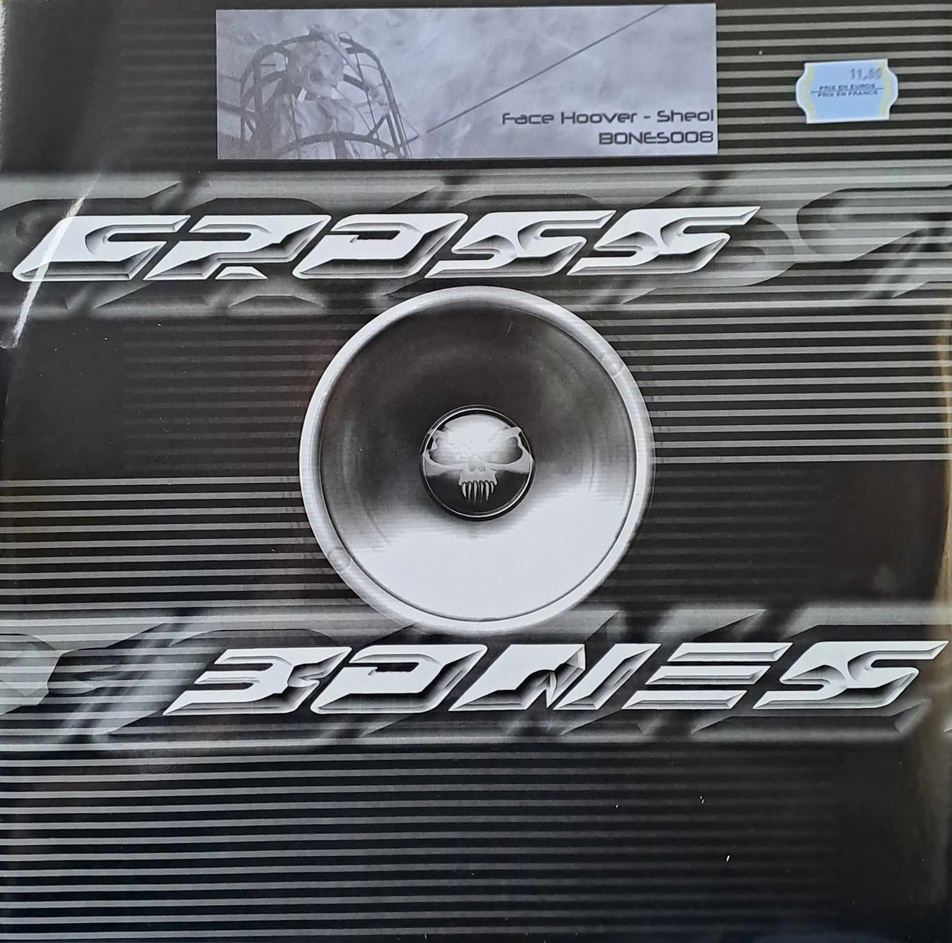 Crossbones 008 (une seule copie) - vinyle gabber